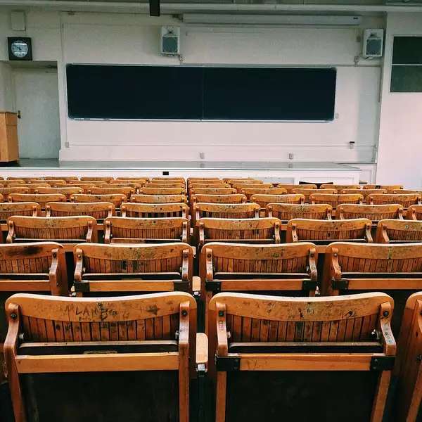 an empty classroom